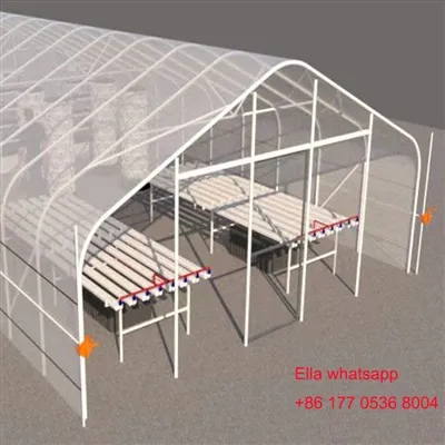 Арка тип тунел за еднократна педя оранжерия, наричана още Hot House, е съоръж...